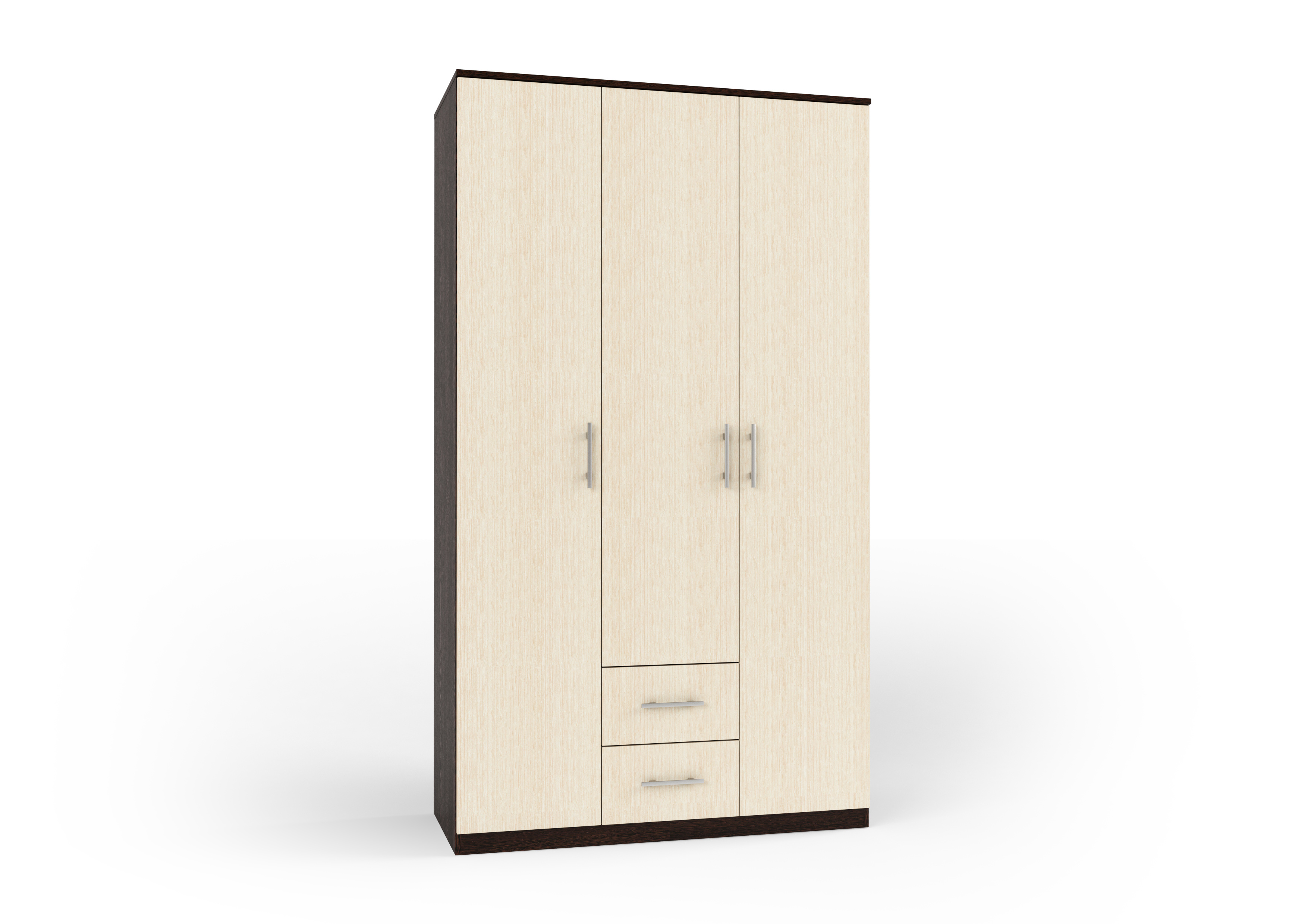 Шкаф для одежды 3х дверный Румба в Каргате - mebel154.com