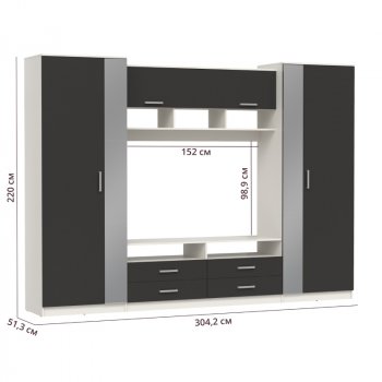 ШМЦ Вена  91.01 с зеркалом в Каргате - mebel154.com