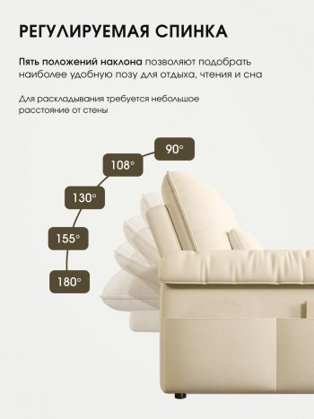 Диван-кровать ЛУНО 160см в Каргате - mebel154.com