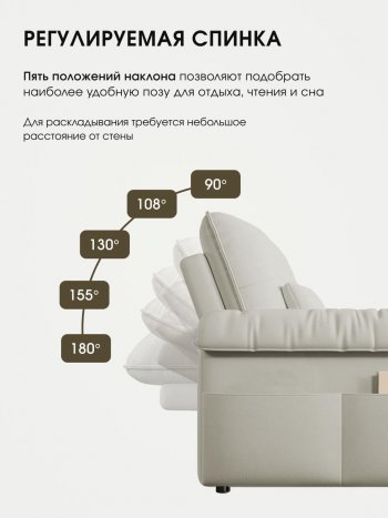 Кресло-кровать ЛУНО 105см в Каргате - mebel154.com