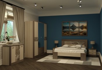 Модульная спальня Николь в Каргате - mebel154.com