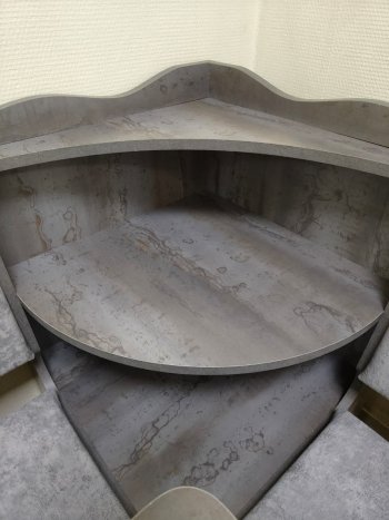 Кухонный уголок Миссия с полкой ткань в Каргате - mebel154.com