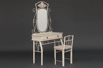 Столик туалетный CANZONA (столик/зеркало + стул) в Каргате - mebel154.com