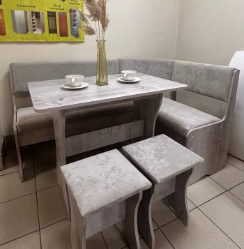 Кухонный уголок Миссия V ткань в Каргате - mebel154.com