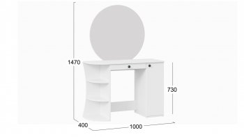 Стол туалетный «Соло» Тип 1 в Каргате - mebel154.com