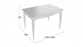 Стол раскладной Бристоль тип 1 исп.3 в Каргате - mebel154.com