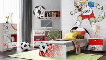 Комплект для детской Футбол(ваша меб.) в Каргате - mebel154.com