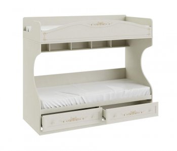 Кровать Лючия с приставной лестницей ТД-235.11.01 в Каргате - mebel154.com