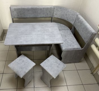 Кухонный уголок Миссия V велюр (сириус) в Каргате - mebel154.com