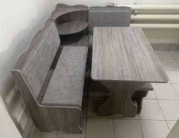 Кухонный уголок Миссия с полкой, ткань(локи) в Каргате - mebel154.com