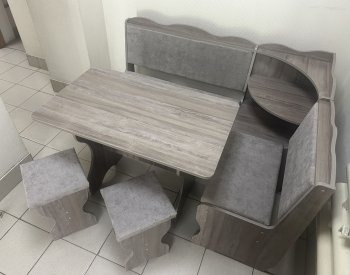 Кухонный уголок Миссия с полкой, ткань(локи) в Каргате - mebel154.com