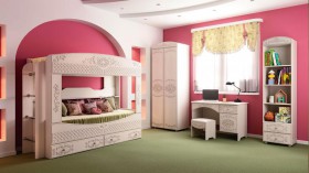 Кровать двухъярусная Каролина в Каргате - mebel154.com