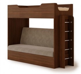 Кровать двухъярусная с диваном в Каргате - mebel154.com