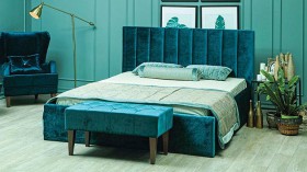 Кровать 1600  Юнона с ПМ в Каргате - mebel154.com
