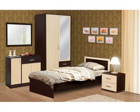 Кровать 900  Фриз с настилом в Каргате - mebel154.com