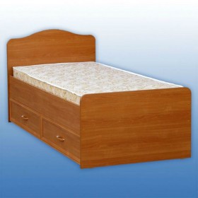 Кровать односпальная с ящиками в Каргате - mebel154.com