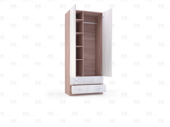 Шкаф 2-х комбинированный  Лира в Каргате - mebel154.com