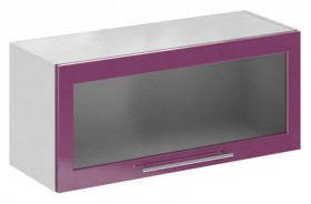 Олива ПГС 800 шкаф верхний горизонтальный стекло в Каргате - mebel154.com