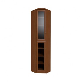 Шкаф для книг угловой фасад Стекло 10 Марракеш в Каргате - mebel154.com