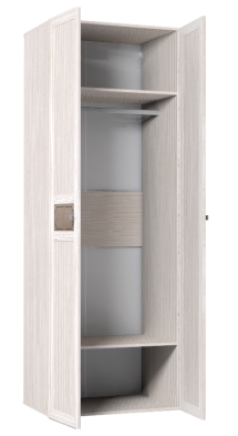 Шкаф для одежды 2-х дверный 54 Карина в Каргате - mebel154.com