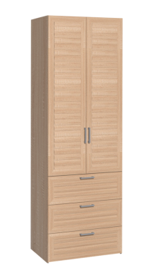 Шкаф для одежды 2-х дверный с ящ 12 Регата в Каргате - mebel154.com