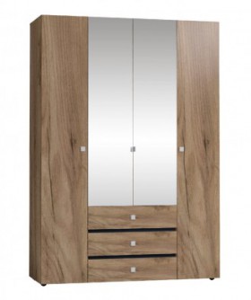 Шкаф для одежды 4-х дверный 555 Neo в Каргате - mebel154.com
