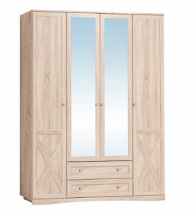 Шкаф для одежды 4-х дверный 9 Adele в Каргате - mebel154.com