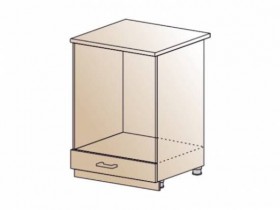 Шкаф нижний для духовки Настя ШНД 600 в Каргате - mebel154.com