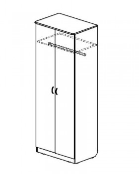 Шкаф распашной 2-х створчатый в Каргате - mebel154.com