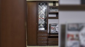 Шкаф-витрина с ящиками Моника 24.01 в Каргате - mebel154.com
