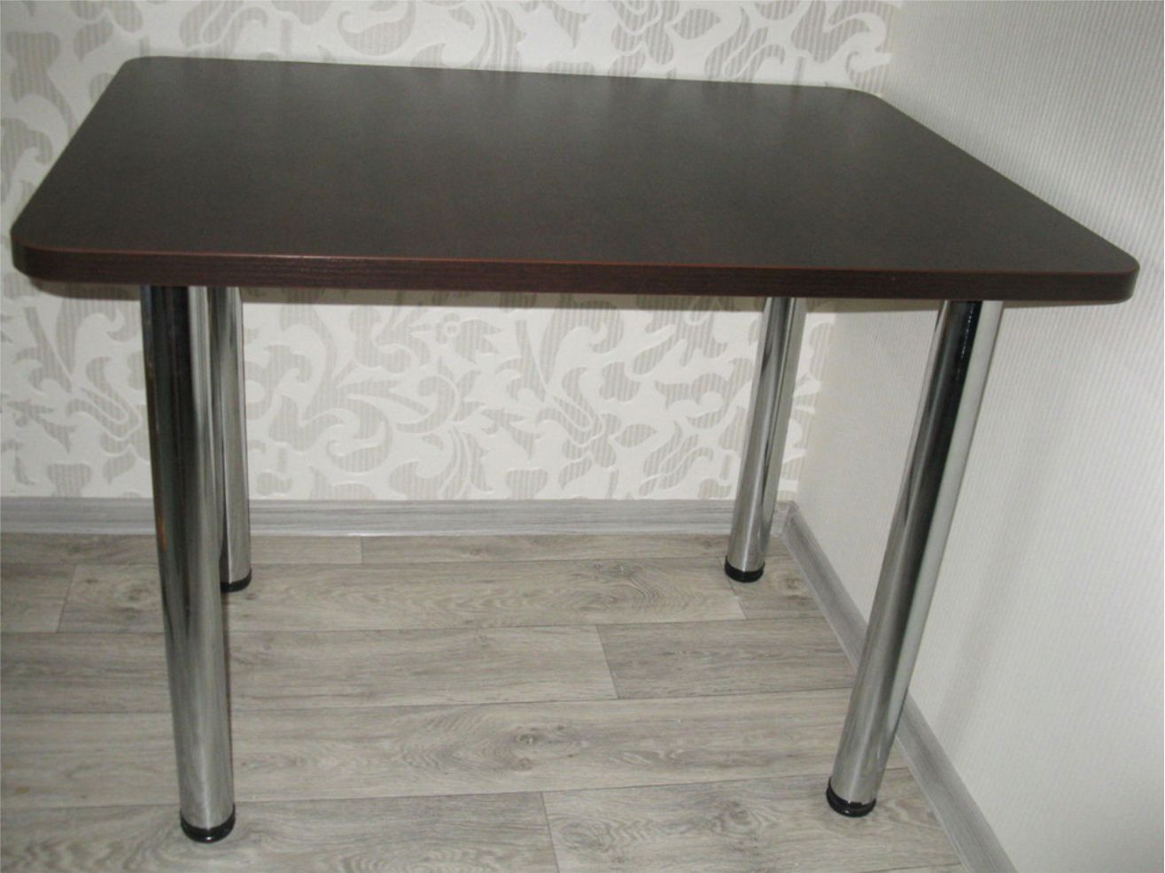 Обеденный стол Хром 11 в Каргате - mebel154.com