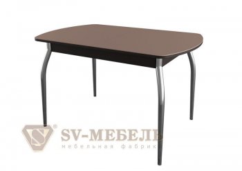 Стол обеденный раздвижной 2 (sv) со стеклом в Каргате - mebel154.com